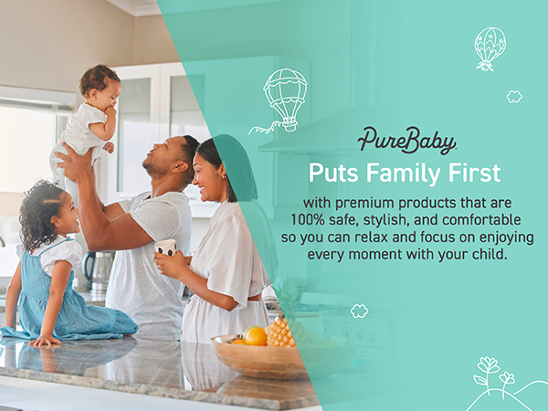 pure baby puts family first premium products safe and stylish for babies and children