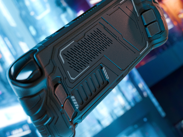 PlayVital Mecha Protective Case for Steam Deck