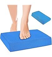 Small Balance Board, Exercise Balance Pad, Yoga Mat Thick, Non-Slip Foam Pad, Yoga Mats for Balan...