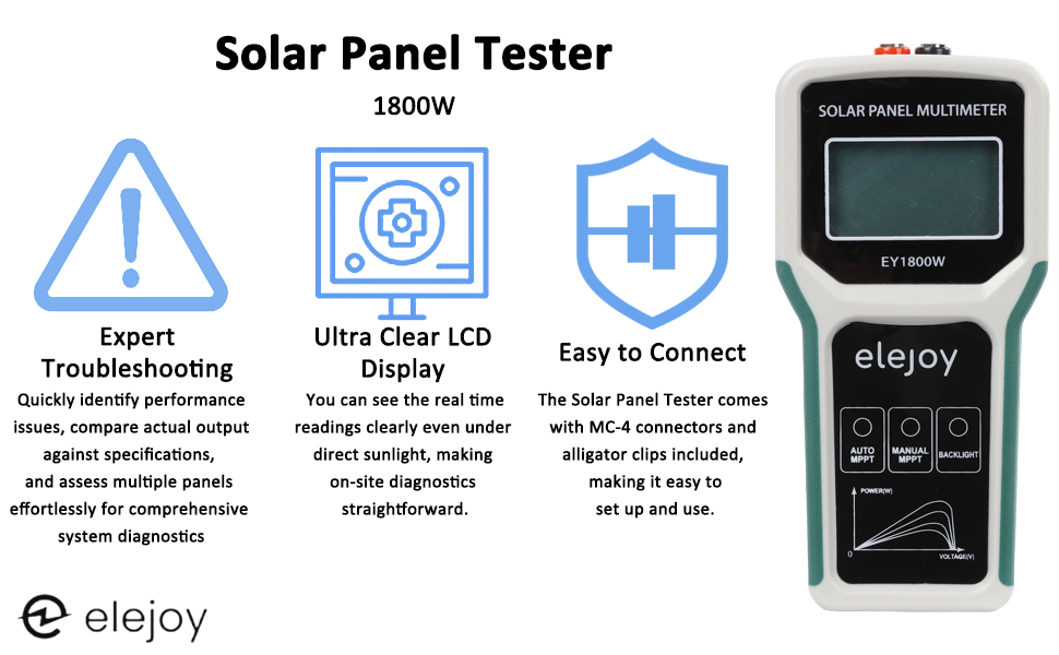 ELEJOY Solar Panel Tester-1800W