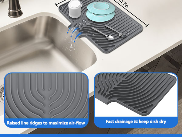 dish drying mat
