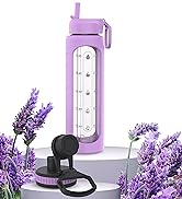 big water bottle with time marker waterbottle water bottle with ounces marked with straw glass