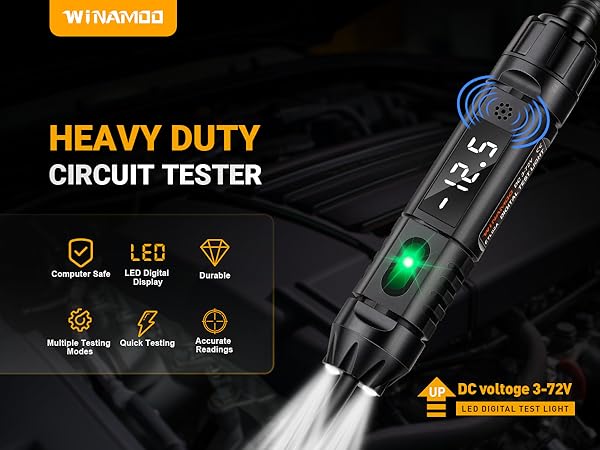 heavy duty buzzer circuit tester