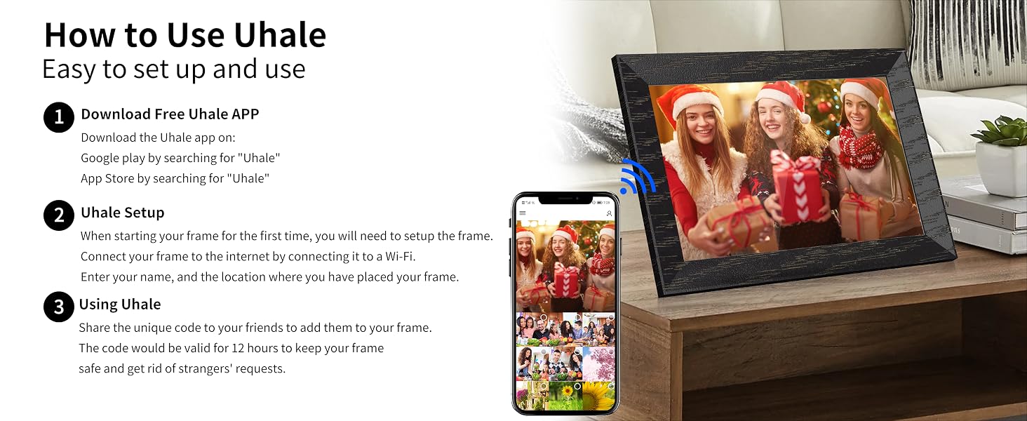 Digital Picture Frame 10.1 Inch