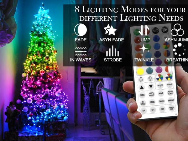 8 Lighting modes