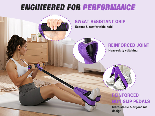 exercise bands with handles