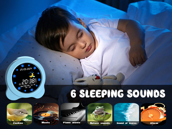 Kids Digital Alarm Clock Colorful