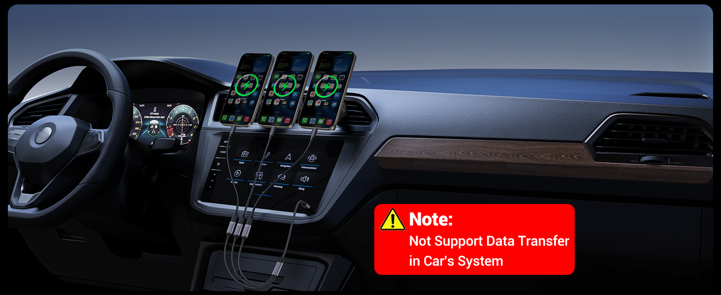 USB splitter for car USB port