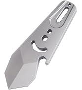 WARHERO Titanium EDC Pry Bar Multitool, Small Keychain Prybar Tool with Bottle & Box Opener, Port...