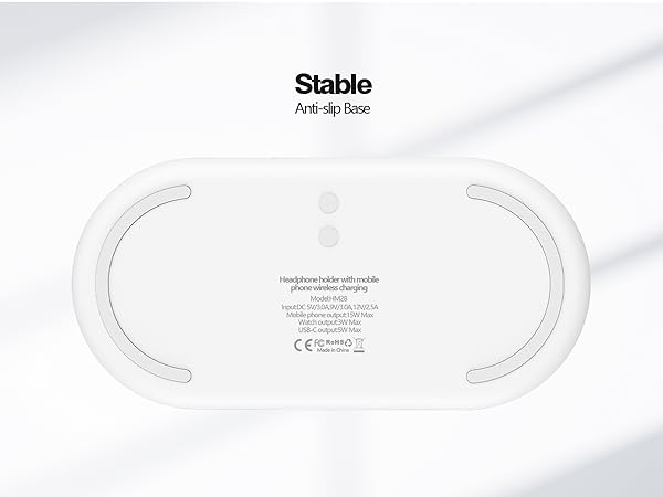 headphone stand with wireless charger