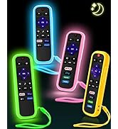 4 Pack OneBom Remote Cover for Roku, The Remote Case Compatible with Roku Voice Remote Official, ...