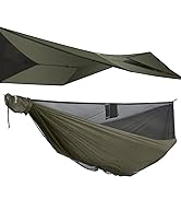 onewind Camping Hammock with Rain Fly and Bug Net Portable Lightweight 11ft Double Hammock with 1...