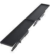 2 Pieces TV Top Shelf - EURPMASK Adjustable Computer Monitor Top Shelf,Stable TV Top Storage Brac...