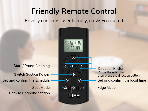 remote robot vacuum