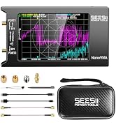 SEESII NanoVNA-H4 Vector Network Analyzer V4.4 9KHz-1.5GHz with 4" Touch Screen and EVA Hard Shel...
