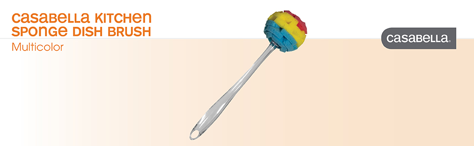 casabella cleaning kitchen dish brush sponge