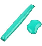 Silicone Gel Keyboard Wrist Rest Set Plus - ABRONDA Keyboard & Mouse Wrist Support Pad Office, Co...