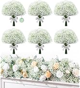 190 Pcs Babys Breath Artificial Flowers,Baby Breath Flowers Artificial Bulk | Real Touch Fake Flo...