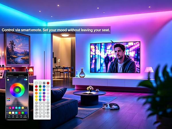 led light strip battery powered