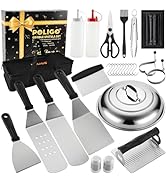 POLIGO 28PCS Griddle Accessories Kit, Flat Top Grill Accessories Set for Camp Chef, Grill Spatula...