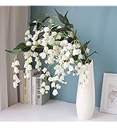 LIUCOGXI 5pcs Artificial Lily of The Valley Flowers Bouquet Bell Orchid for Decoration 41 inch Fa...