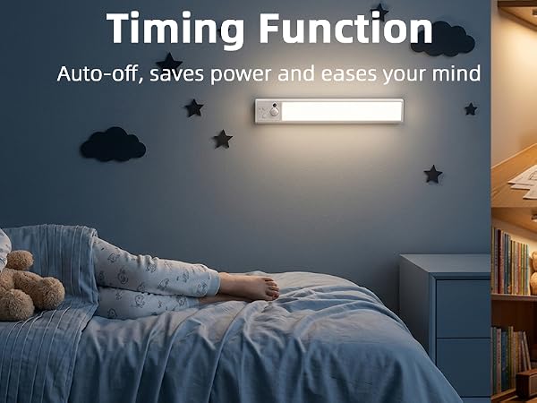 Under Cabinet Lights,Wireless Closet LightsTimer & Dimmable Bar Light with Remote for Bedroom