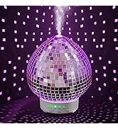 Disco Ball Essential Oils Diffuser Rotating,Scent Cute Diffusers for Home with Whisper Quiet,Arom...