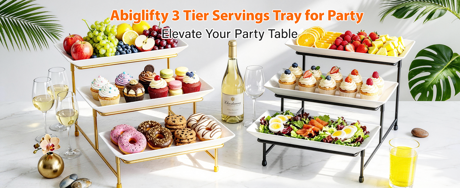 serving trays for party