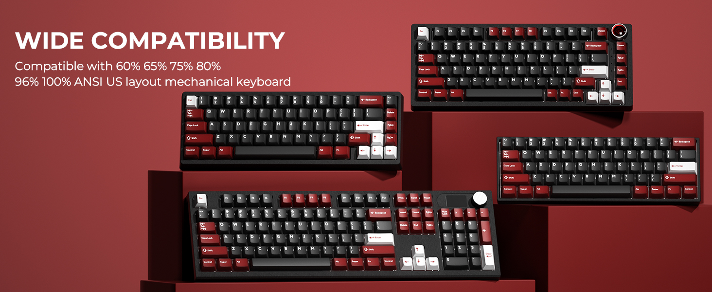red keycaps