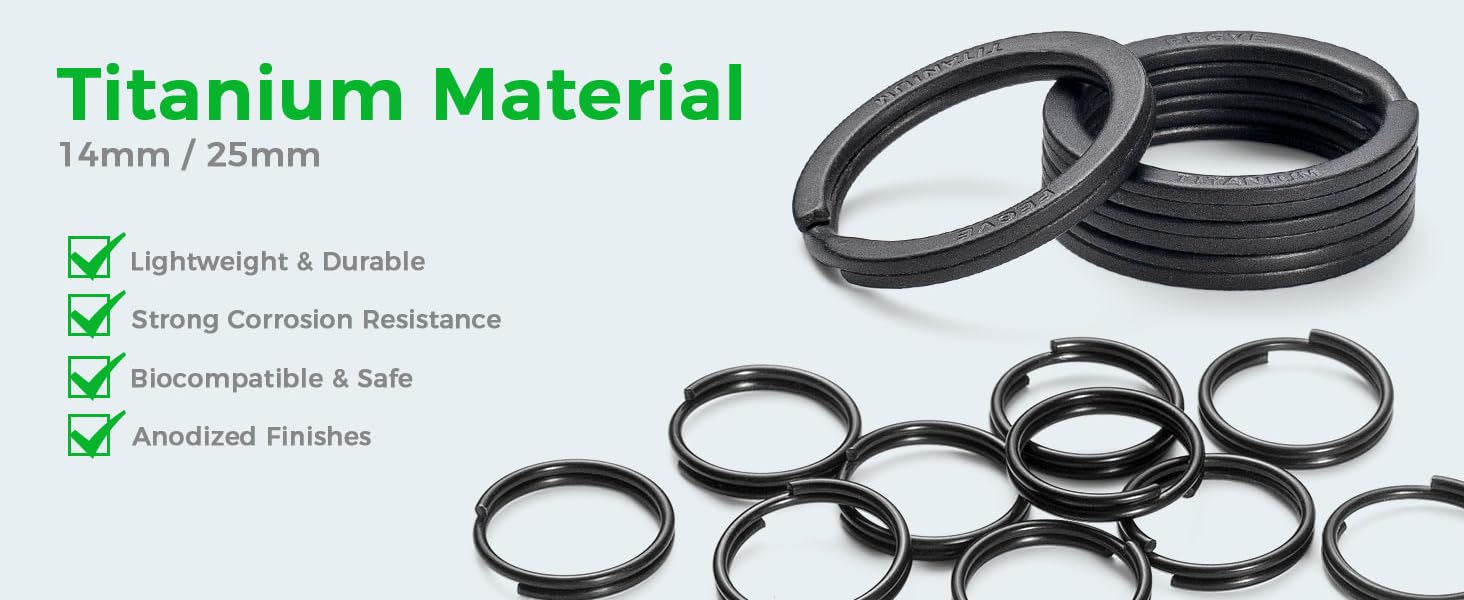 split rings for keychains