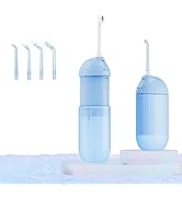 Cordless Water Flosser Portable - yayisheng Dental Oral Irrigator 3 Modes & Pull-Out Type Detacha...