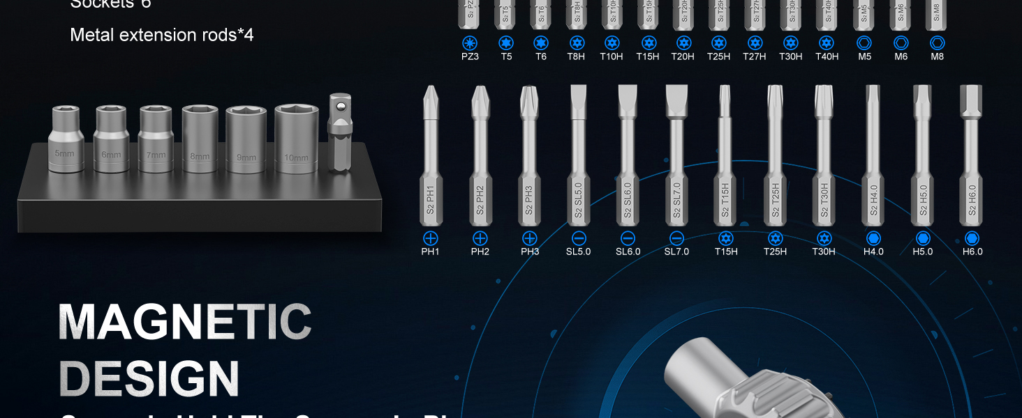 24 in 1 diy screwdriver set