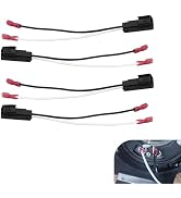 WZP 4 PCS 72-5600 Car Speaker Harness Adapter, 12V Copper Wiring Harness, Compatible with Ford F1...