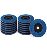 15-Pc 3-Inch Flap Sanding Discs, 80 Grit for TEENO & ZFULVO Angle Grinders | Zirconia Abrasive wi...