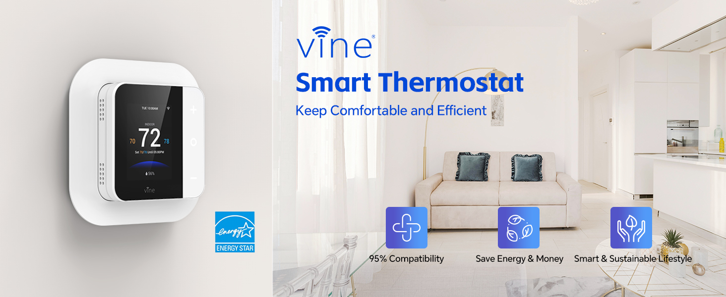 Vine Thermostat for House smart thermostats for home