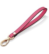 Hamdecro Wristlet Strap, Genuine Leather Wrist Lanyard Hand Strap Replacement for Wallet Purse Cl...
