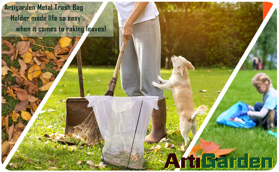 garden leave bag holder