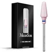 MelodySusie Professional Tornado 3/32'' Nail Drill Bits, Ceramic Multi-function Bits, Suitable fo...