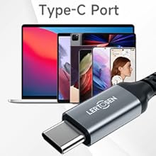 2-in-1 USB C Audio and Charger Adapter 2-in-1 Type C to 3.5mm Audio Adapter
