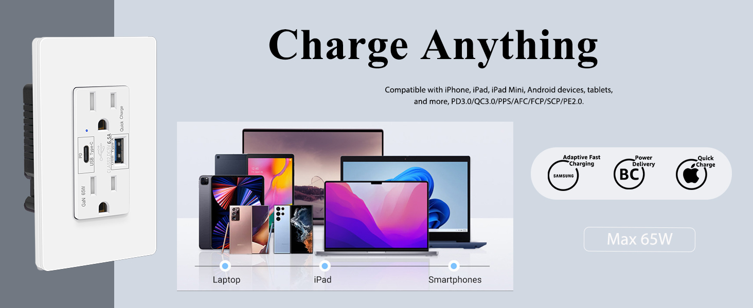 pd usb type c outlet