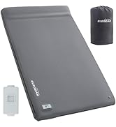 Elegear Memory Foam Sleeping Pad for Camping 2 Person, Built-in Electric Pump 3.1" Ultra-Thick Ca...