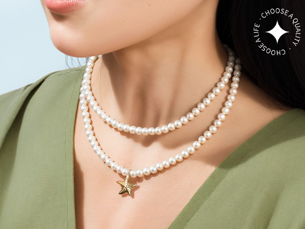 graceful pearl neacklace