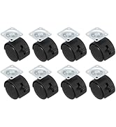 PATIKIL Office Chair Wheels Replacement 1.5", 8 Pcs Nylon Heavy Duty Office Furniture Casters Whe...
