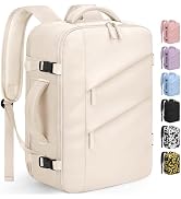 Capolo Travel Backpack for Women Men Waterproof Laptop Backpack Flight Approved Carry On Backpack...