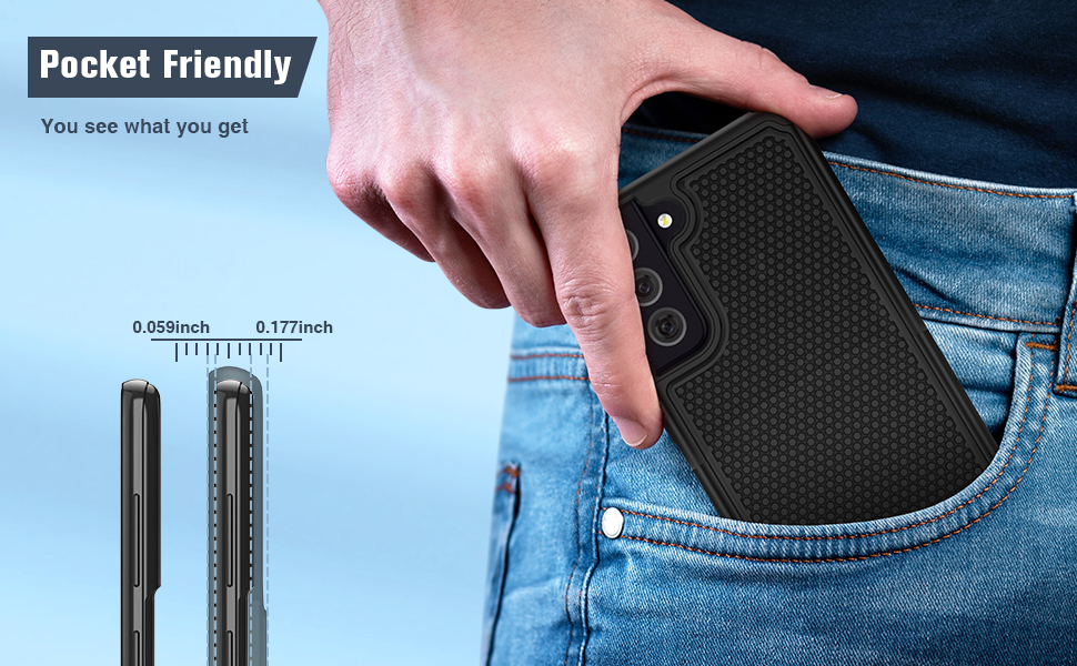 samsung S21 FE case with screen protector