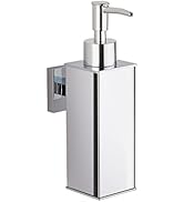 BGL Hand Soap Dispenser Stainless Steel 304 Wall Mount Chrome Soap Dispenser Holder for Bathroom ...