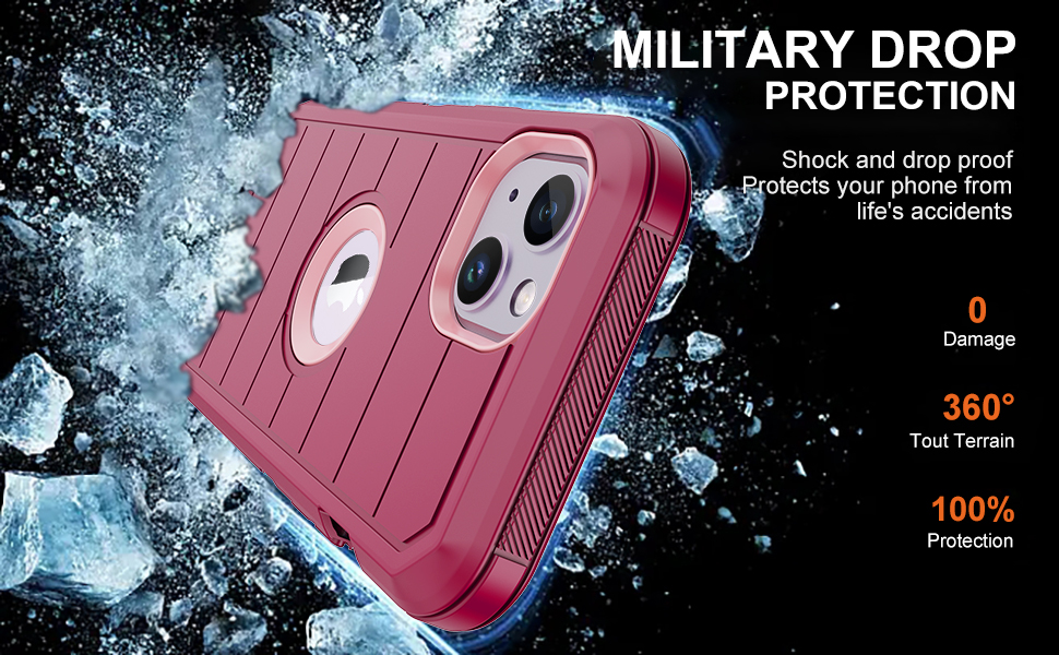 iphone 14 plus case with screen protector
