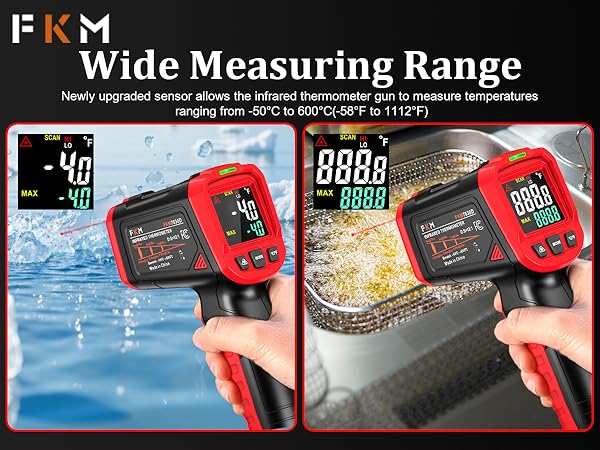 laser thermometer gun,temp gun,laser cooking thermometer gun