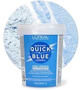 L'Oréal Technique Quick Blue High Performance Bleach - Professional Hair Bleaching Powder, No Dri...