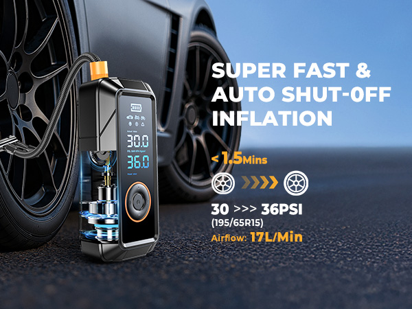 Tire Inflator Portable Air Compressor